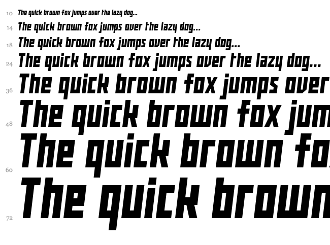 Buran USSR font waterfall